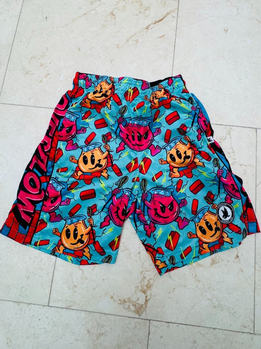 Boys Flow Society Kool Aid Lacrosse Shorts Sz L